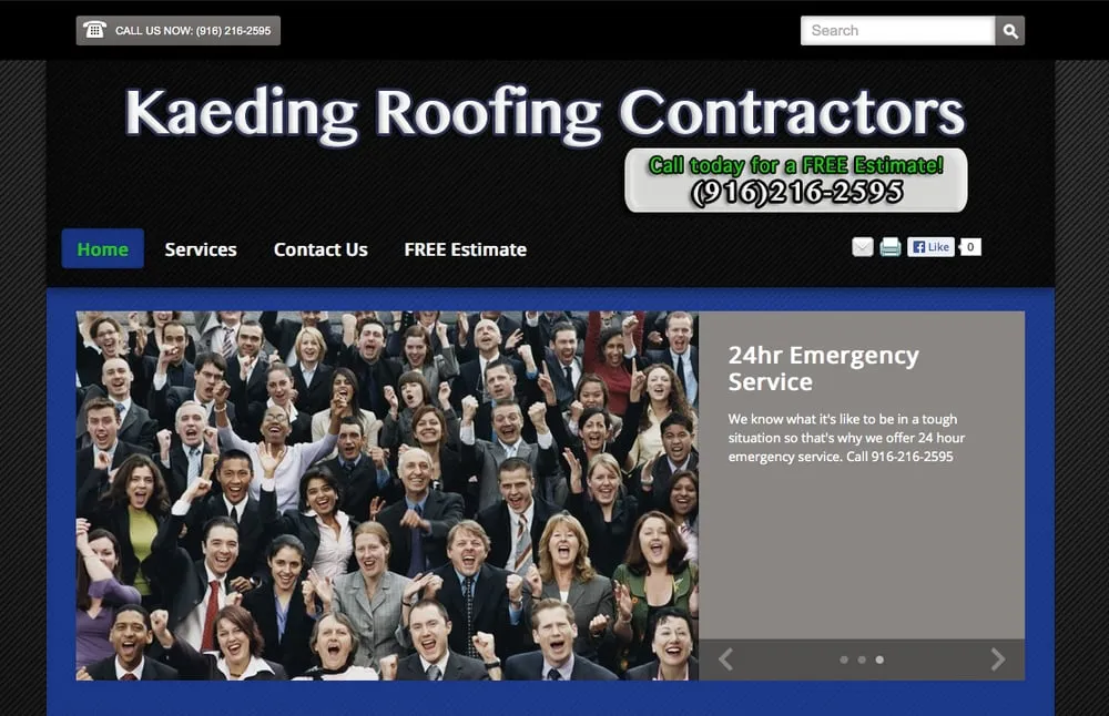 Slide of Kaeding Roofing Contractors