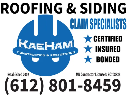 KaeHam Construction and Restoration Logo