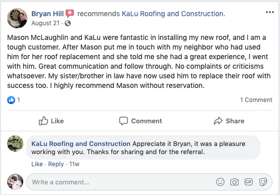 Slide of Kalu Roofing & Construction