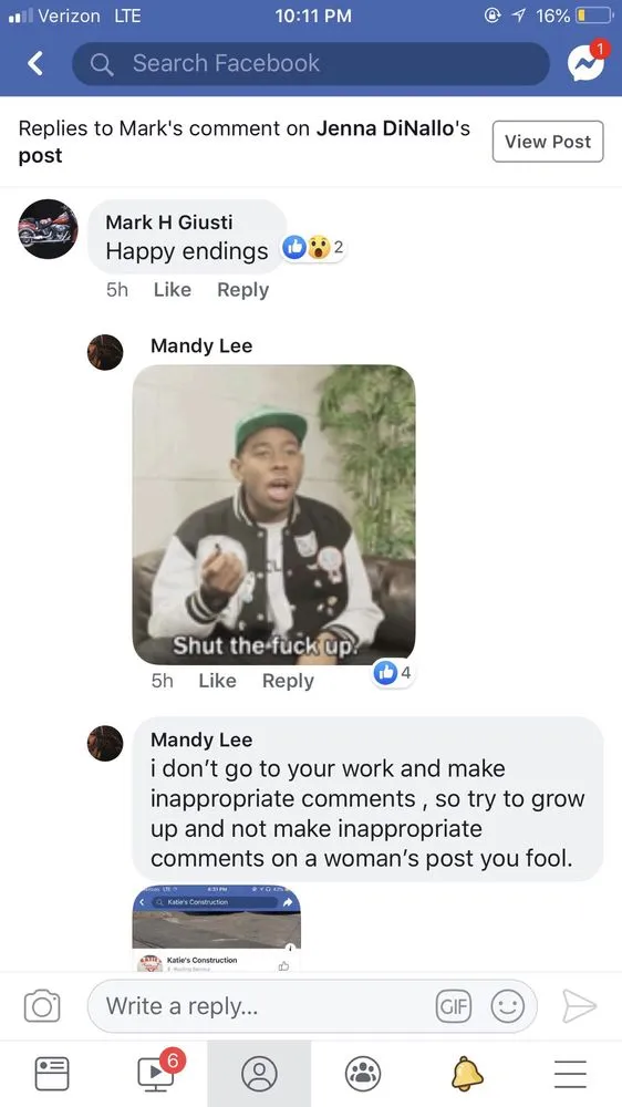 Slide of Katie's Construction