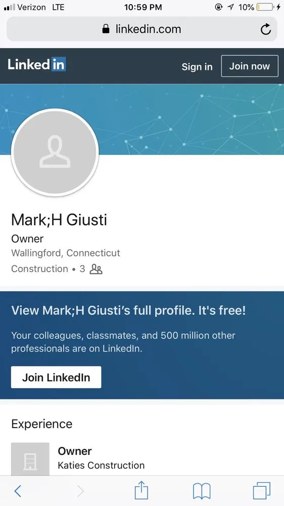 Slide of Katie's Construction