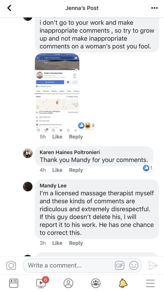 Slide of Katie's Construction