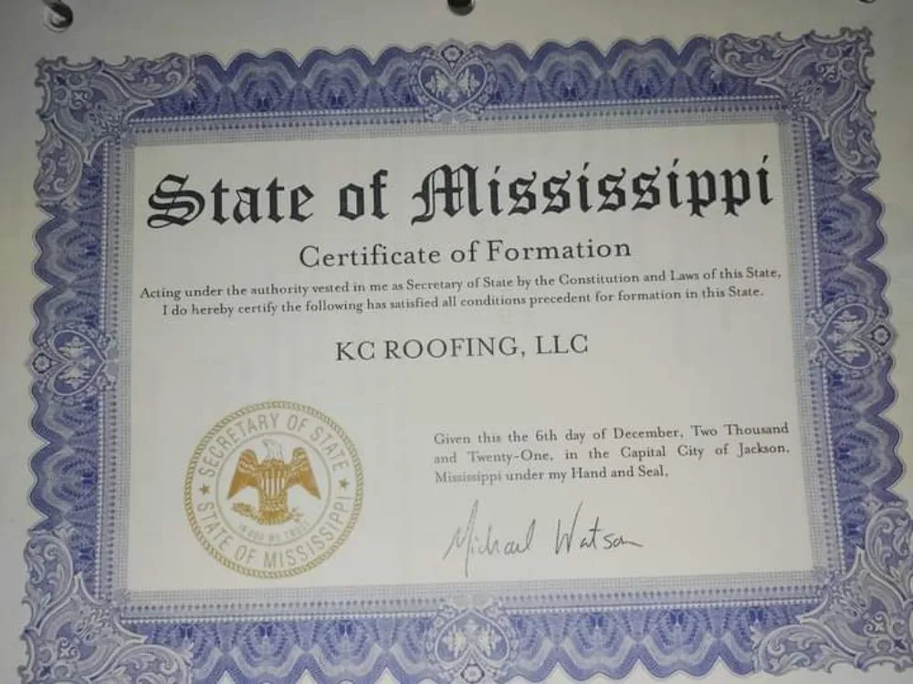 Slide of KC Roofing
