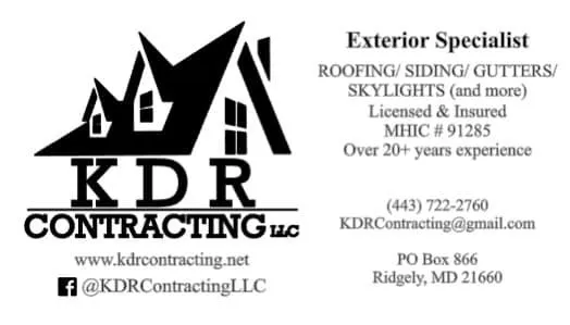 Slide of KDR Contracting