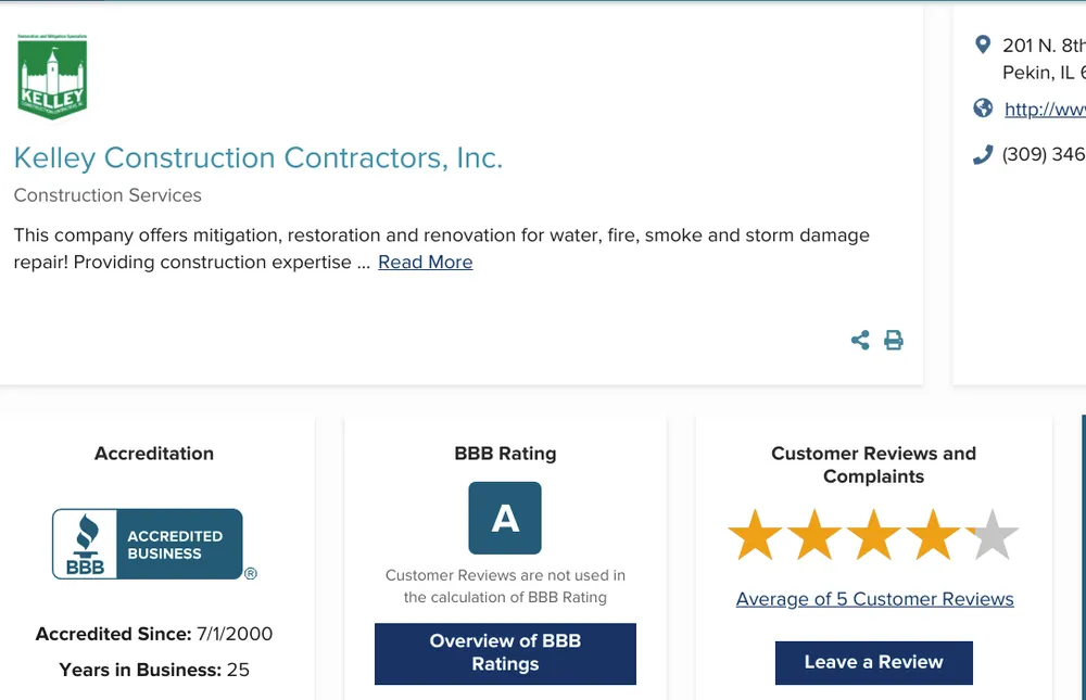 Slide of Kelley Construction Contractors