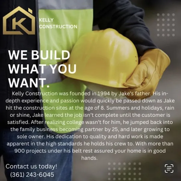 Slide of Kelly Construction