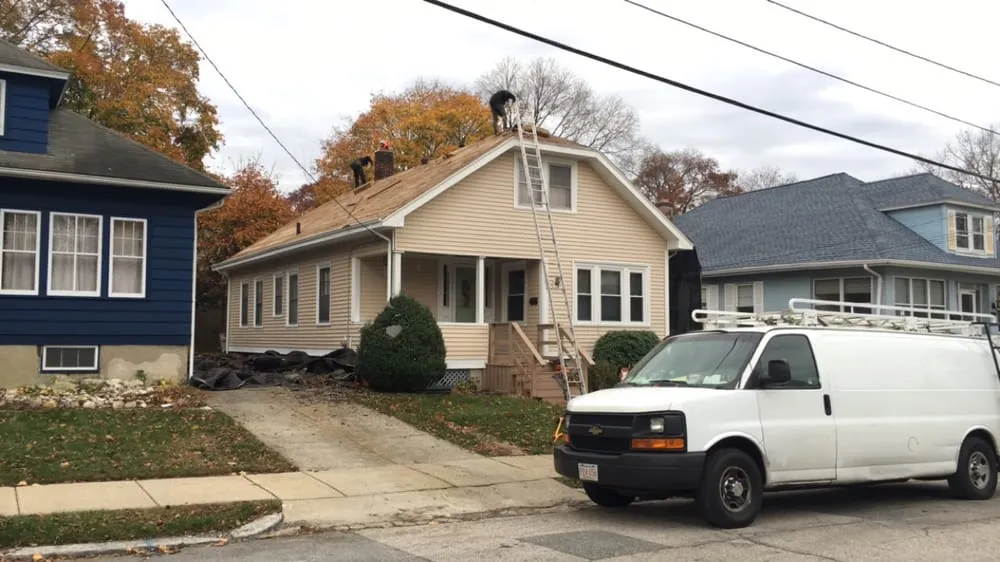 Slide of Kelly's Roofing