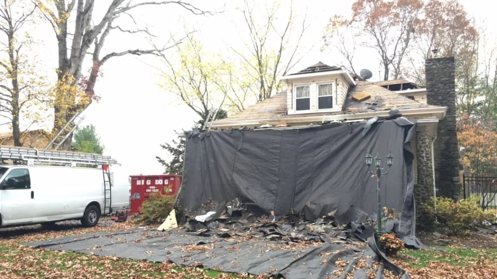 Slide of Kelly's Roofing