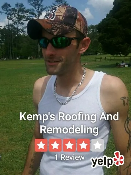 Slide of Kemp's Roofing