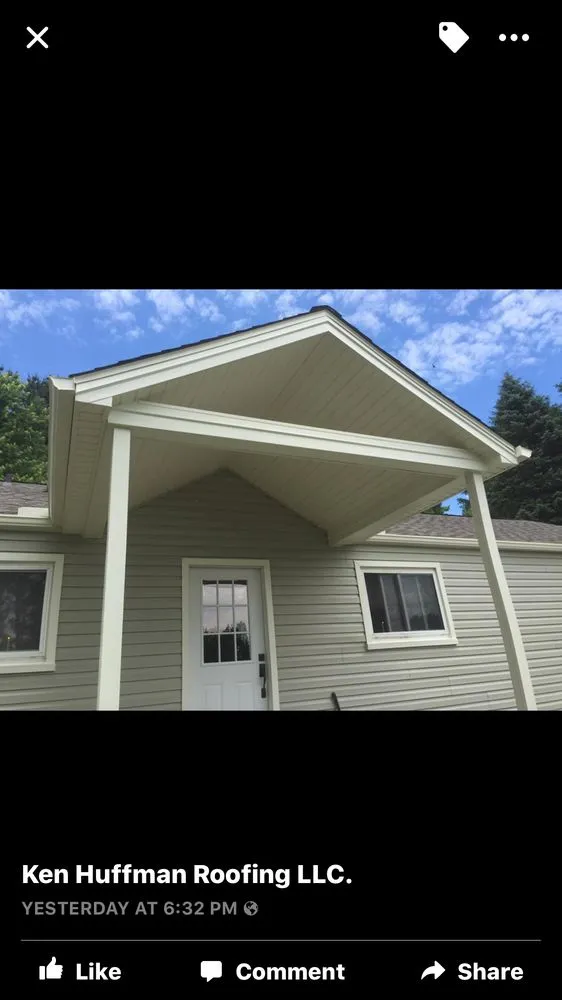 Slide of Ken Huffman Roofing