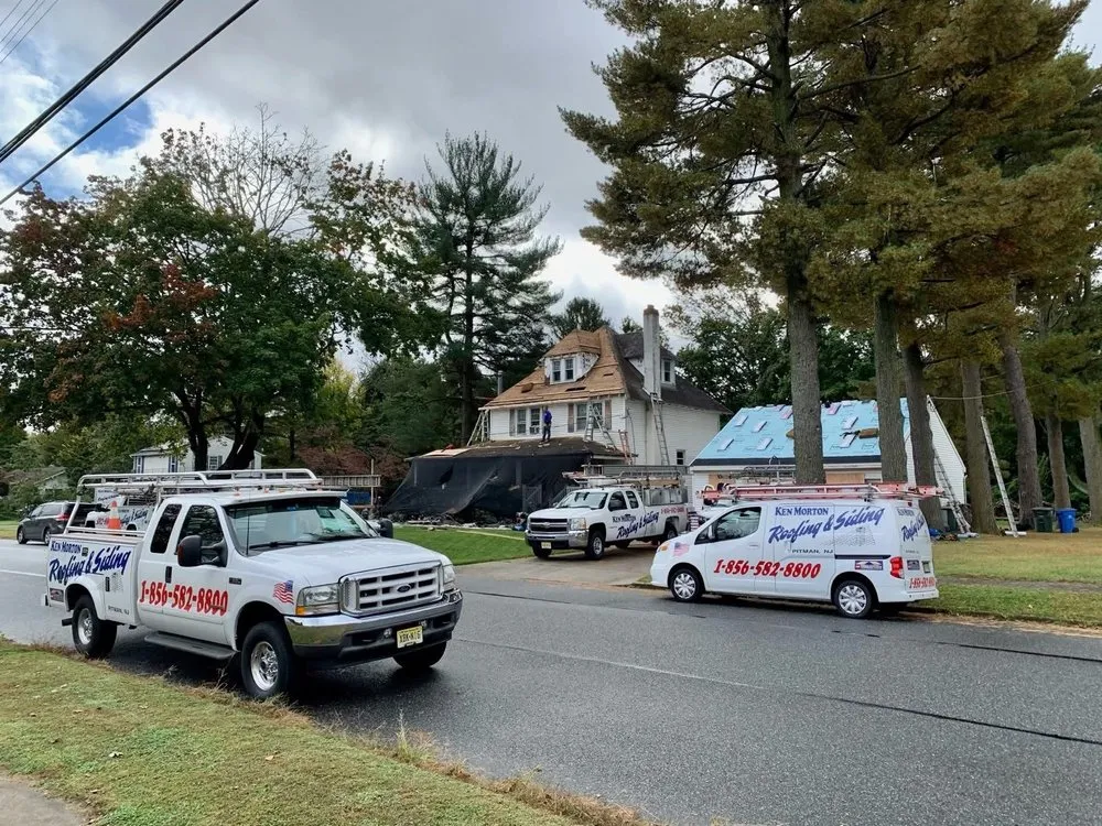 Expert roof inspection after storm damage in Sewell, NJ by Ken Morton & Sons