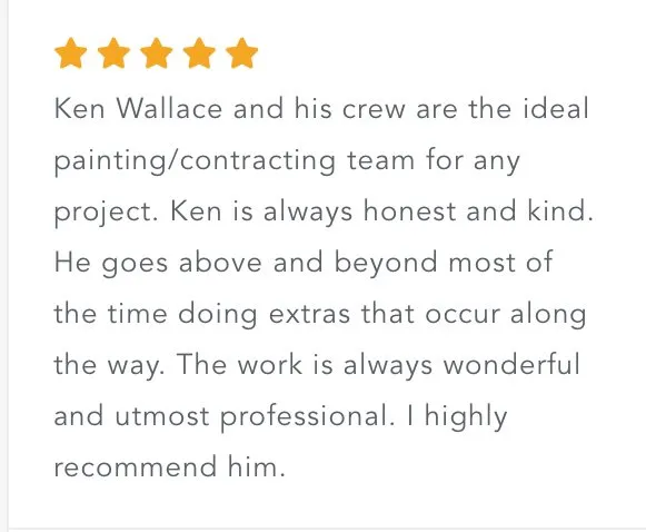 Slide of Ken Wallace Painting and Contracting