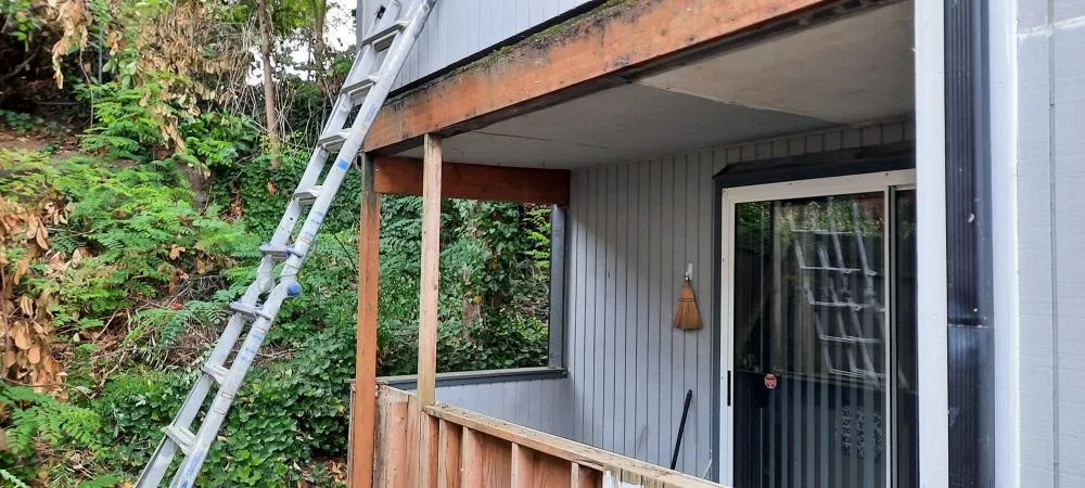 Expert roof leak repair after storm damage in Roy, WA by Kennie Stroderd Construction