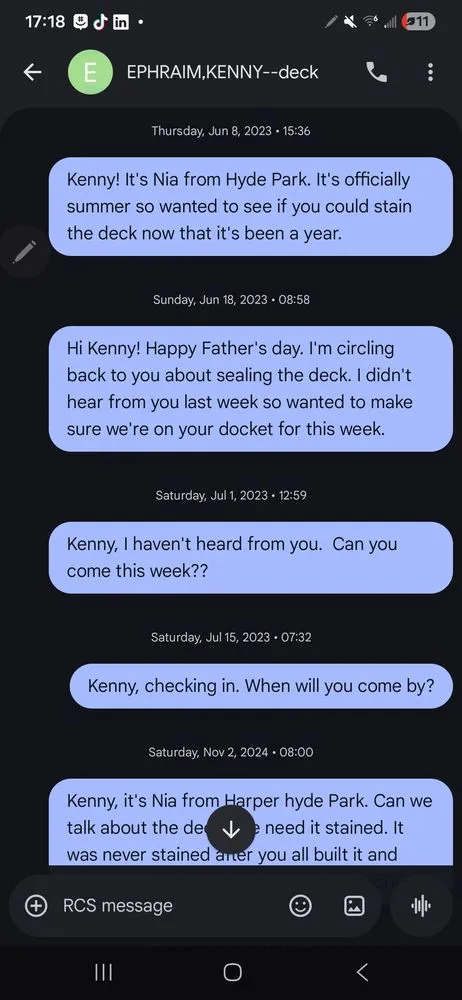 Slide of Kenny Ephraim Roofing