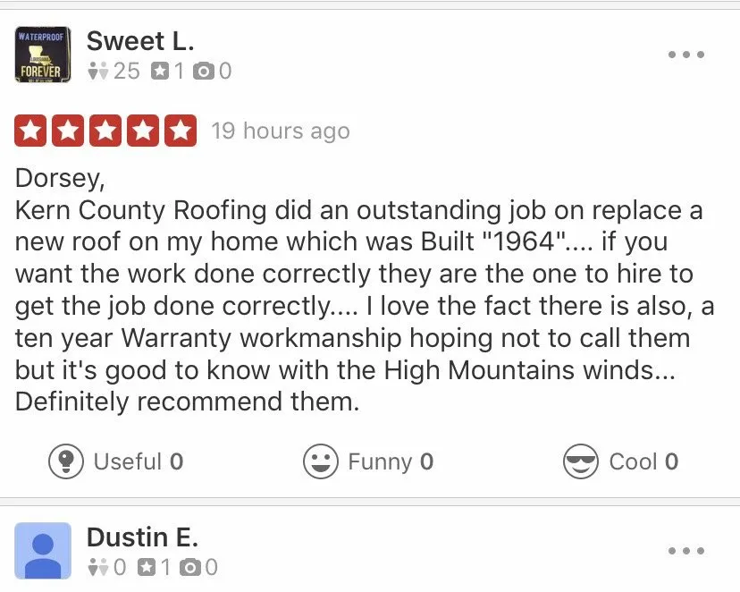 Slide of Kern County Roofing