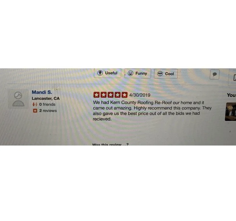 Slide of Kern County Roofing