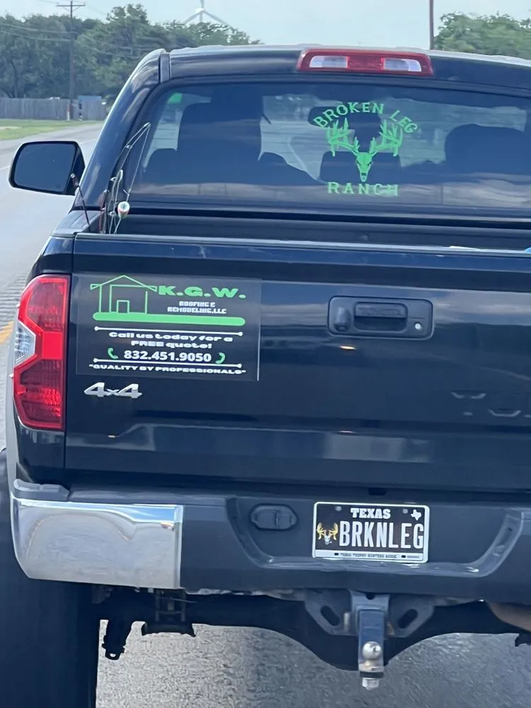 Slide of K.G.W. Roofing & Remodeling