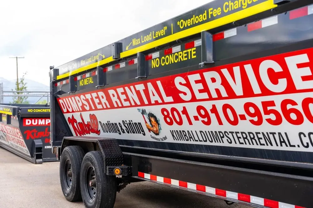 Licensed flat roof repair for homes in Daniel, UT by Kimball Dumpster Rentals