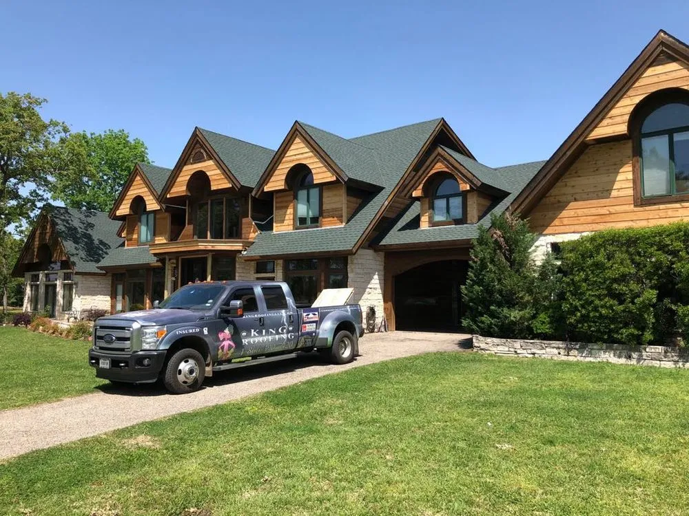 Slide of King Roofing