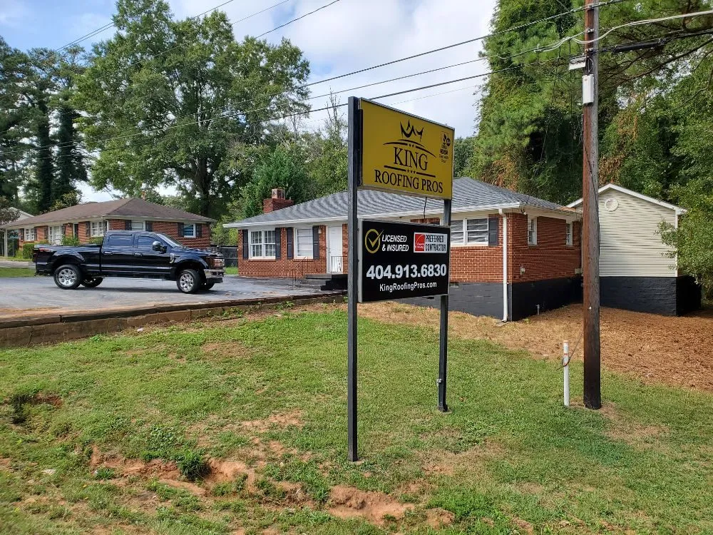 Slide of King Roofing Pros