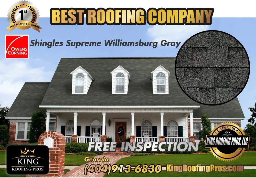 Slide of King Roofing Pros