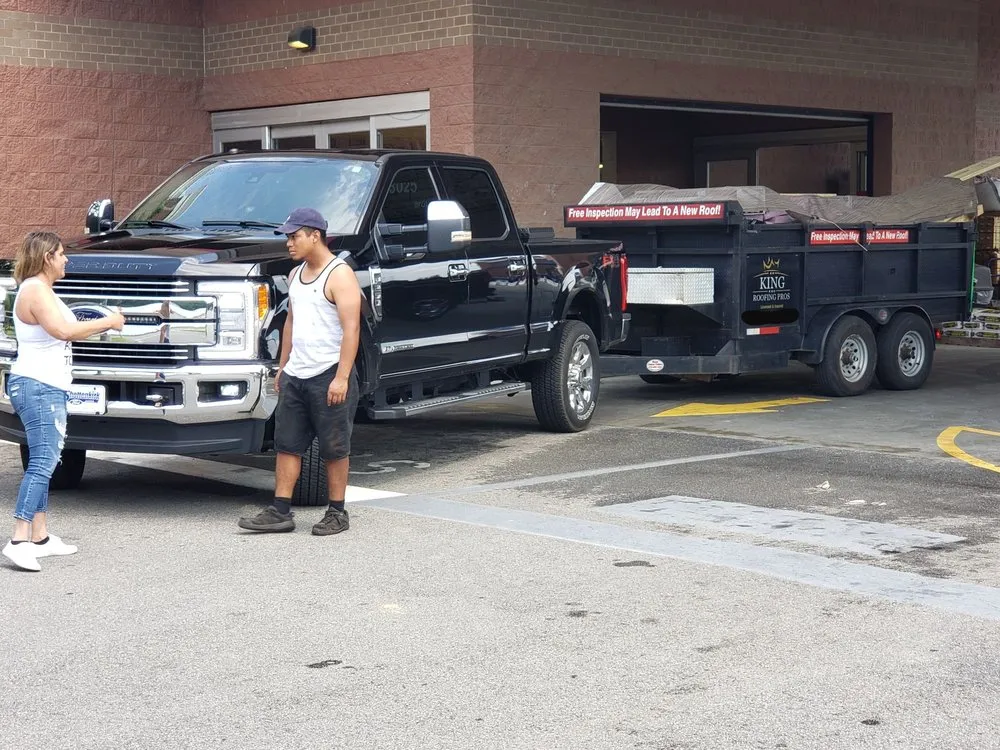 Slide of King Roofing Pros