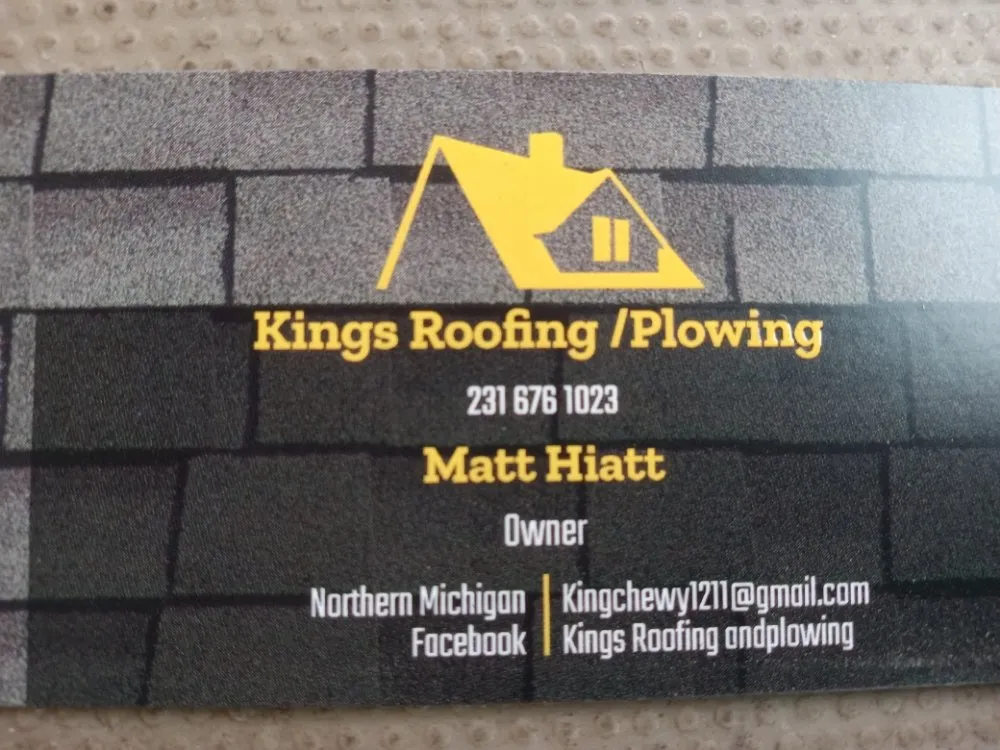 Local residential roofing service in Mancelona, MI - Kings Roofing And Plowing