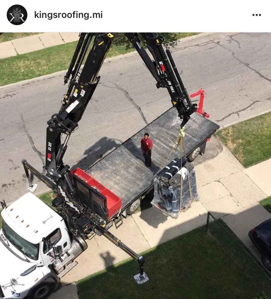 Slide of Kings Roofing