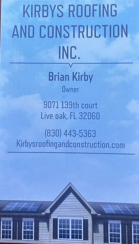 Slide of Kirbys Roofing