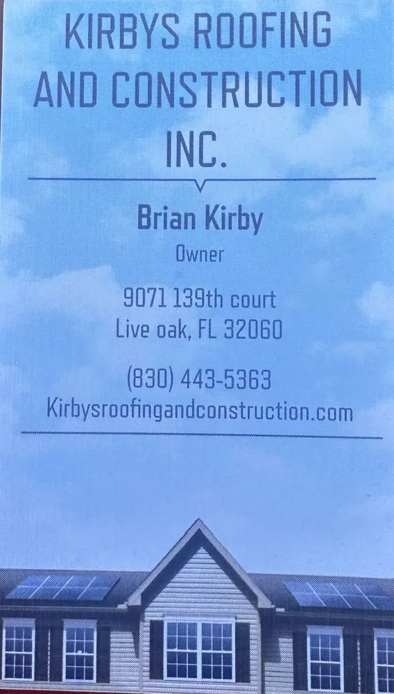 Slide of Kirbys Roofing