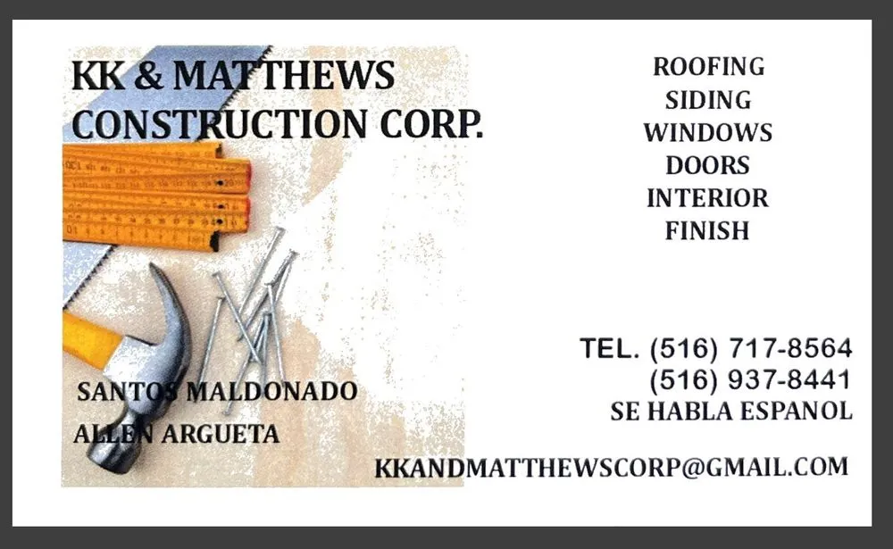 Slide of KK and Matthews construction