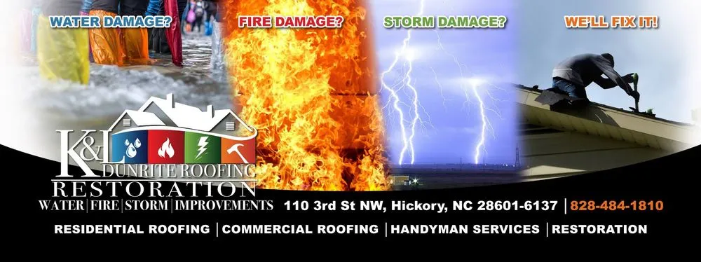 Slide of K&L Dunrite Roofing and Restoration