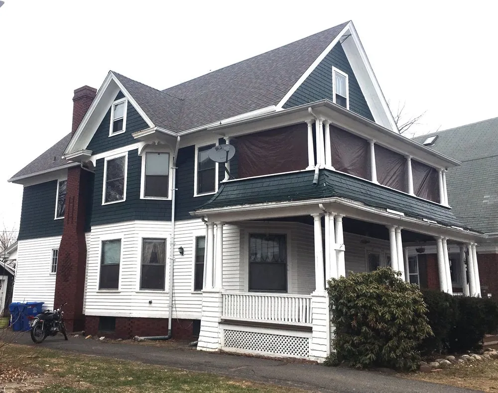 Emergency residential roofing service in North Windham, CT by Klaus Larsen