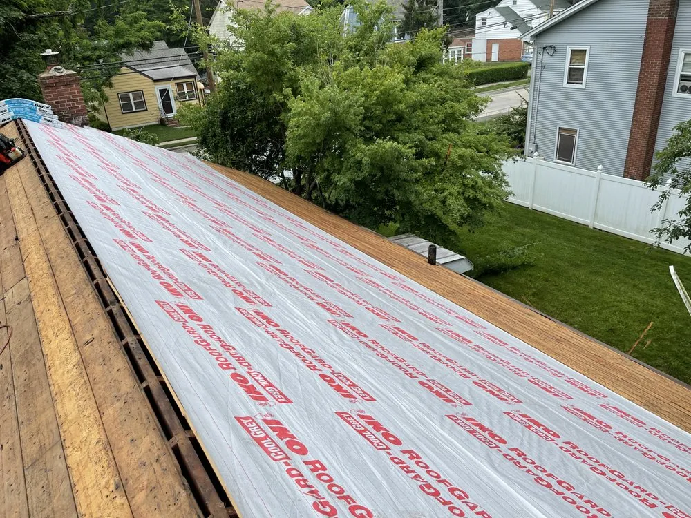 Emergency flat roof repair with free inspection in St James, NY by Klaus Roofing Systems by Triple H