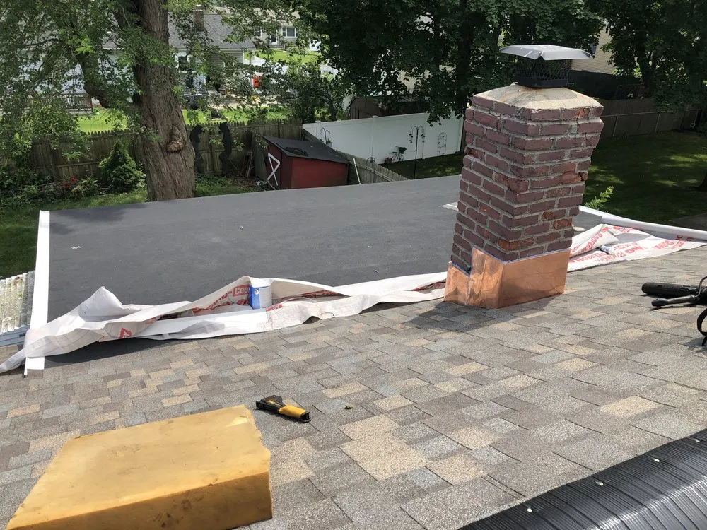 Licensed storm damage roof repair after storm damage across St James, NY - Klaus Roofing Systems by Triple H