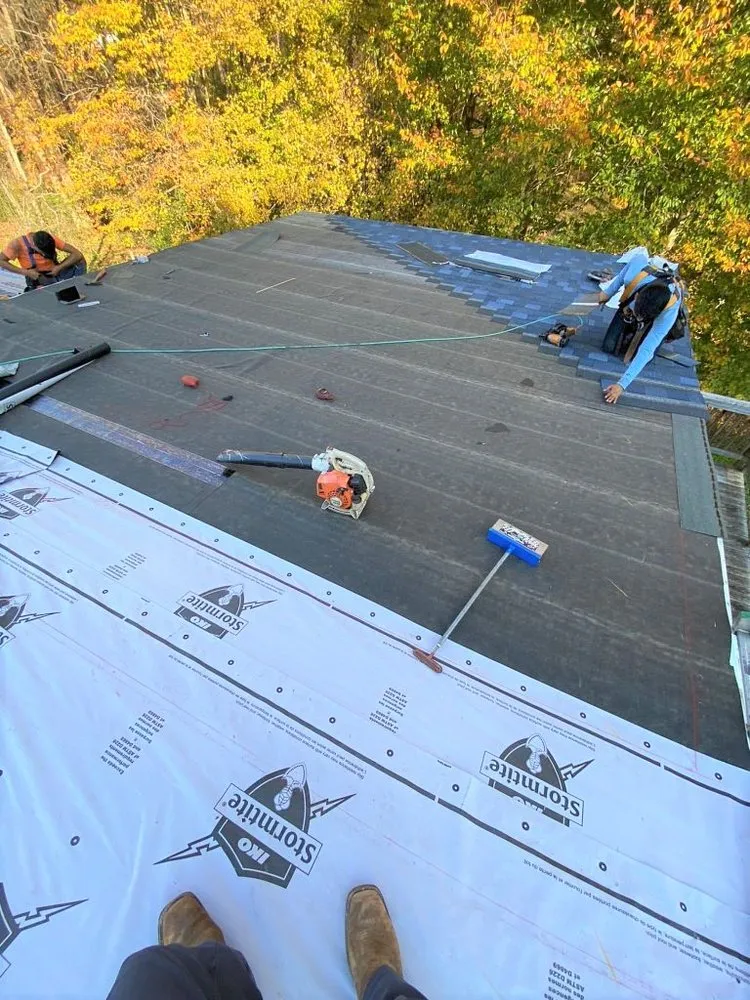 Emergency storm damage roof repair in Winston-Salem, NC by Klaus Roofing Systems of Carolina