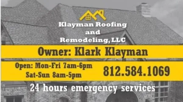 Klayman Roofing and Remodeling Logo