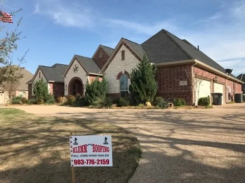 Local roof leak repair in Merit, TX by Klemm Roofing Company