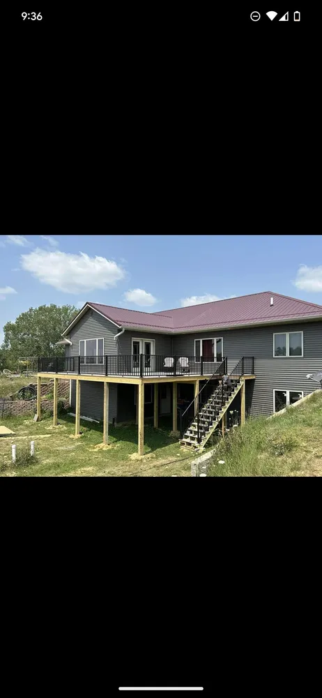 Emergency storm damage roof repair in Van Horne, IA by Kloos Construction