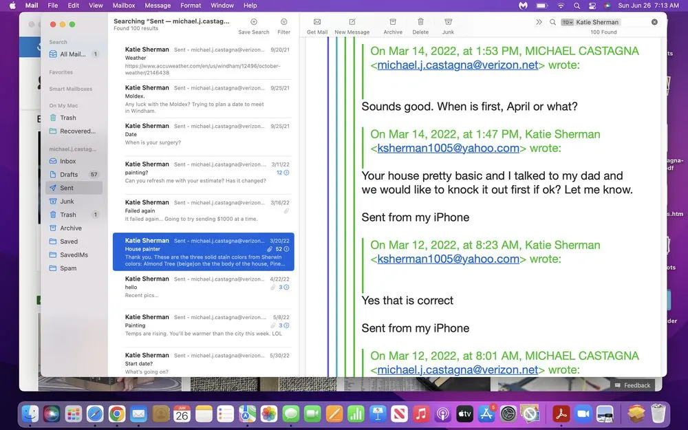 Slide of KMS Painting