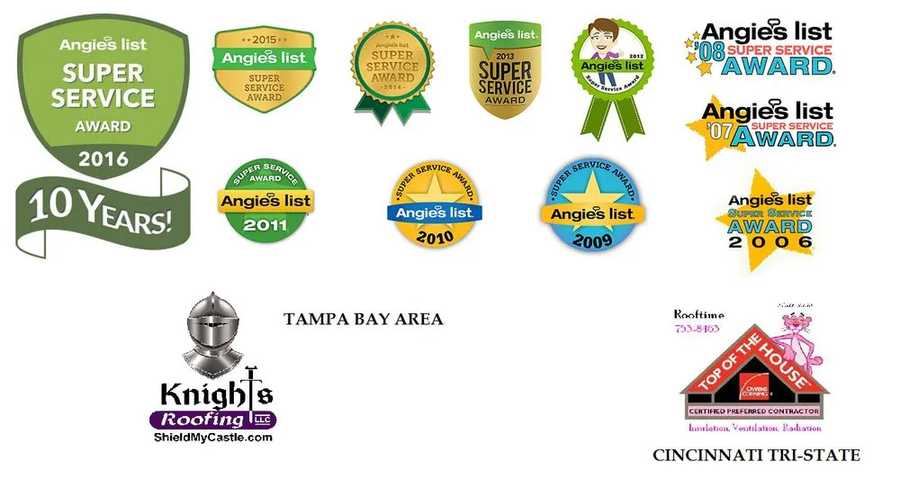 Slide of Knights Roofing