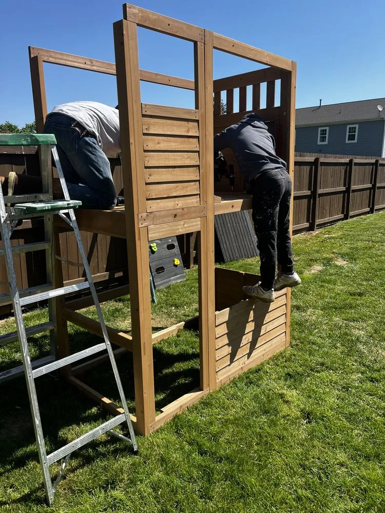 Slide of Knock On Nails Construction