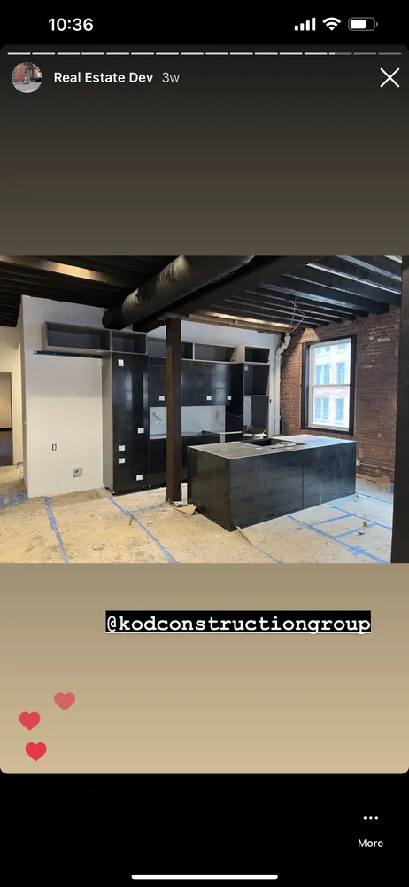 Slide of KOD Restoration & Construction