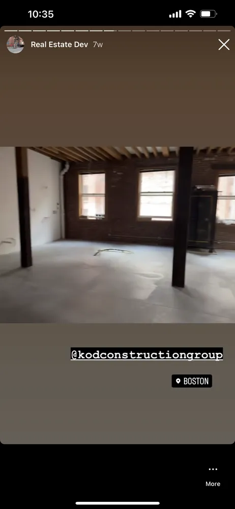 Slide of KOD Restoration & Construction