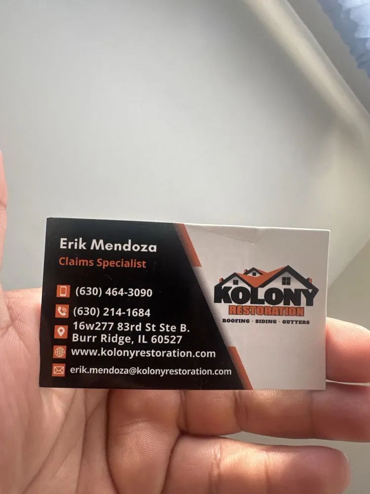 Slide of Kolony Restoration