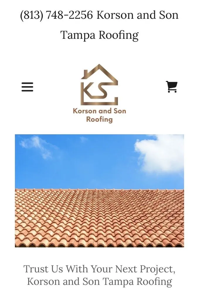Slide of Korson and Son Roofing