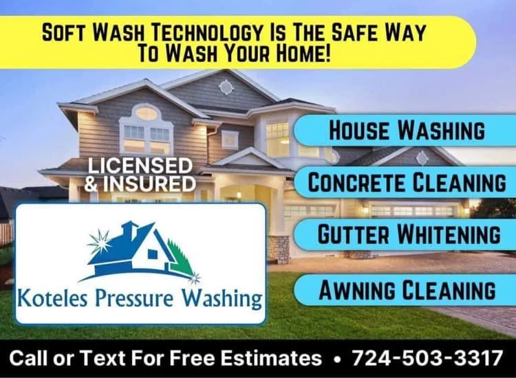 Slide of Koteles Pressure Washing