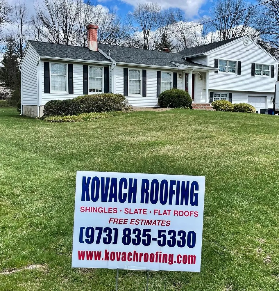 Reliable residential roofing service after storm damage in Pequannock Township, NJ by Kovach Roofing