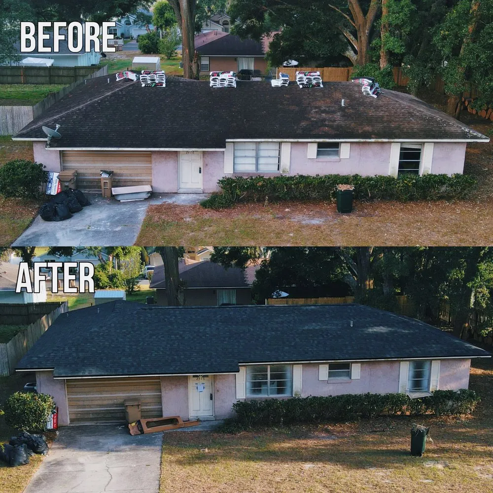 Slide of K&R Roofing Division