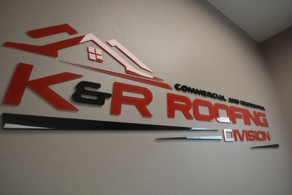 Slide of K&R Roofing Division